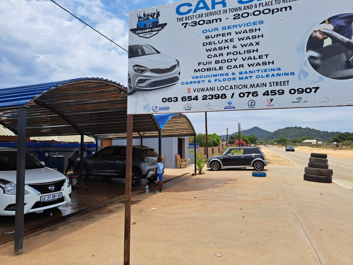 Car Spa signboard — final look